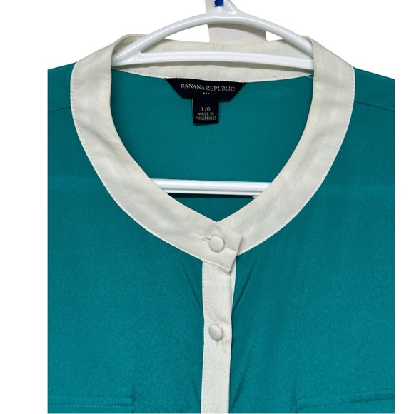 482 - BANANA REPUBLIC Blouse - Retro Look - Picture 8 of 14